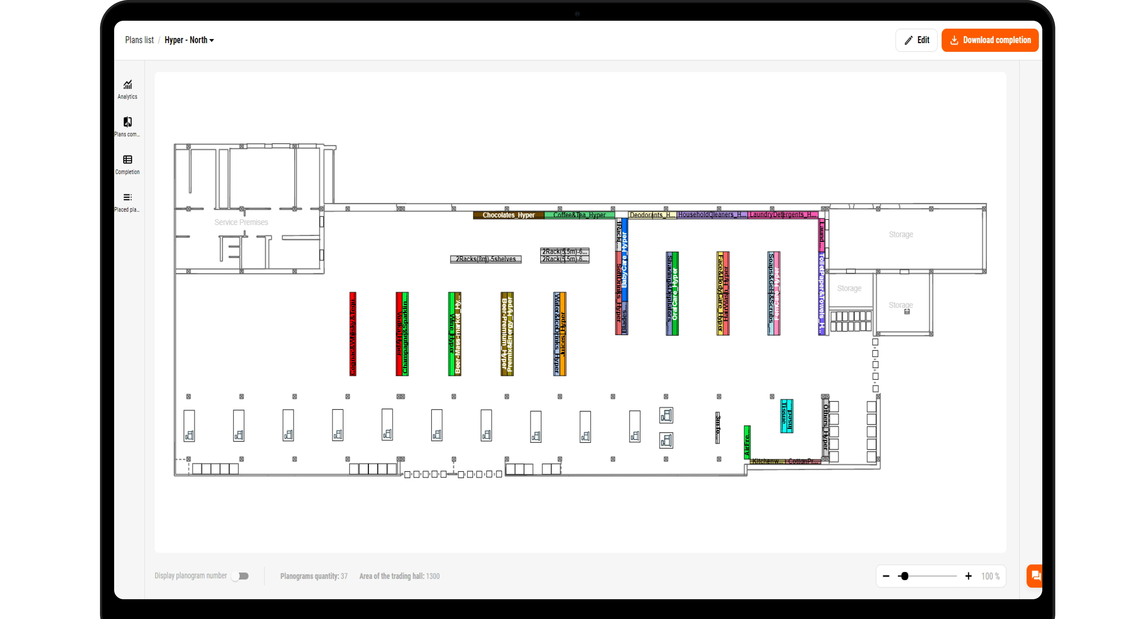 Creating a store plan